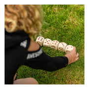 Merkloos outdoor play houten mega dobbelstenen - afbeelding 4