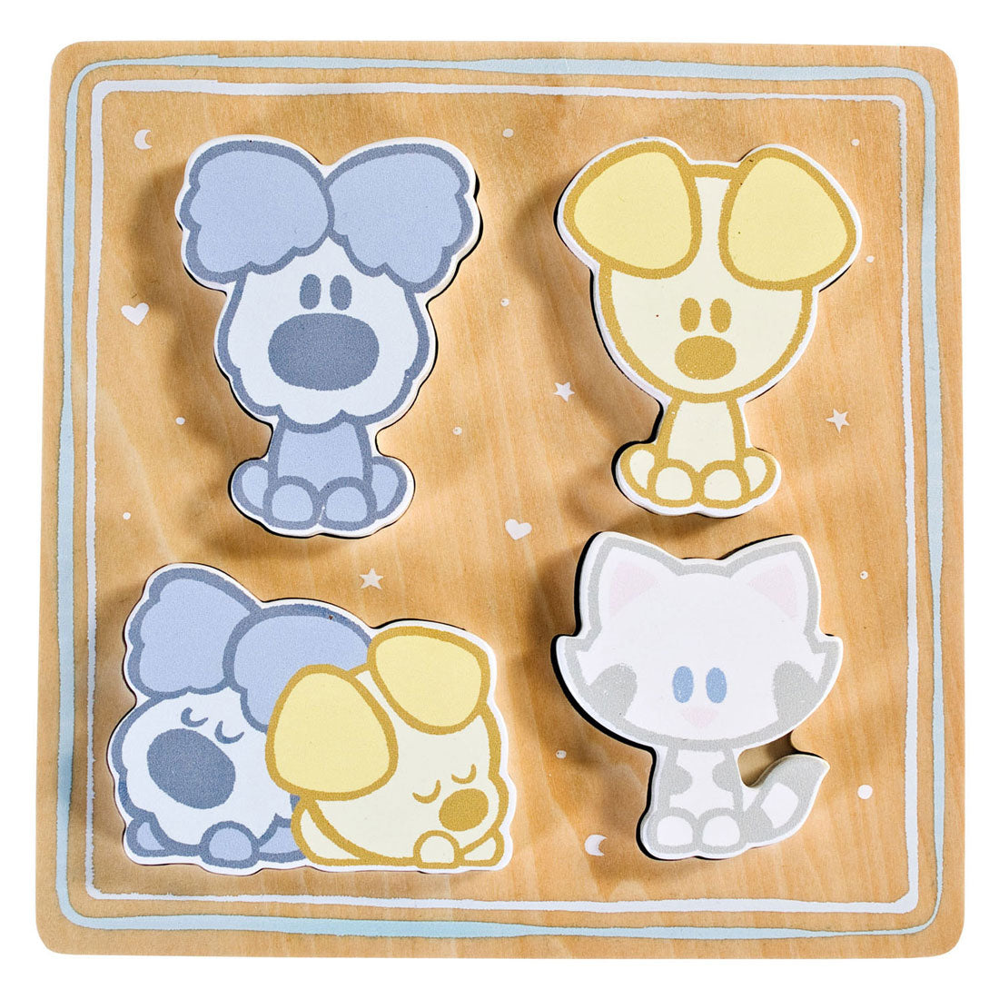 Giocattoli Rugo e Pip Baby Wooden Puzzle, 4st.
