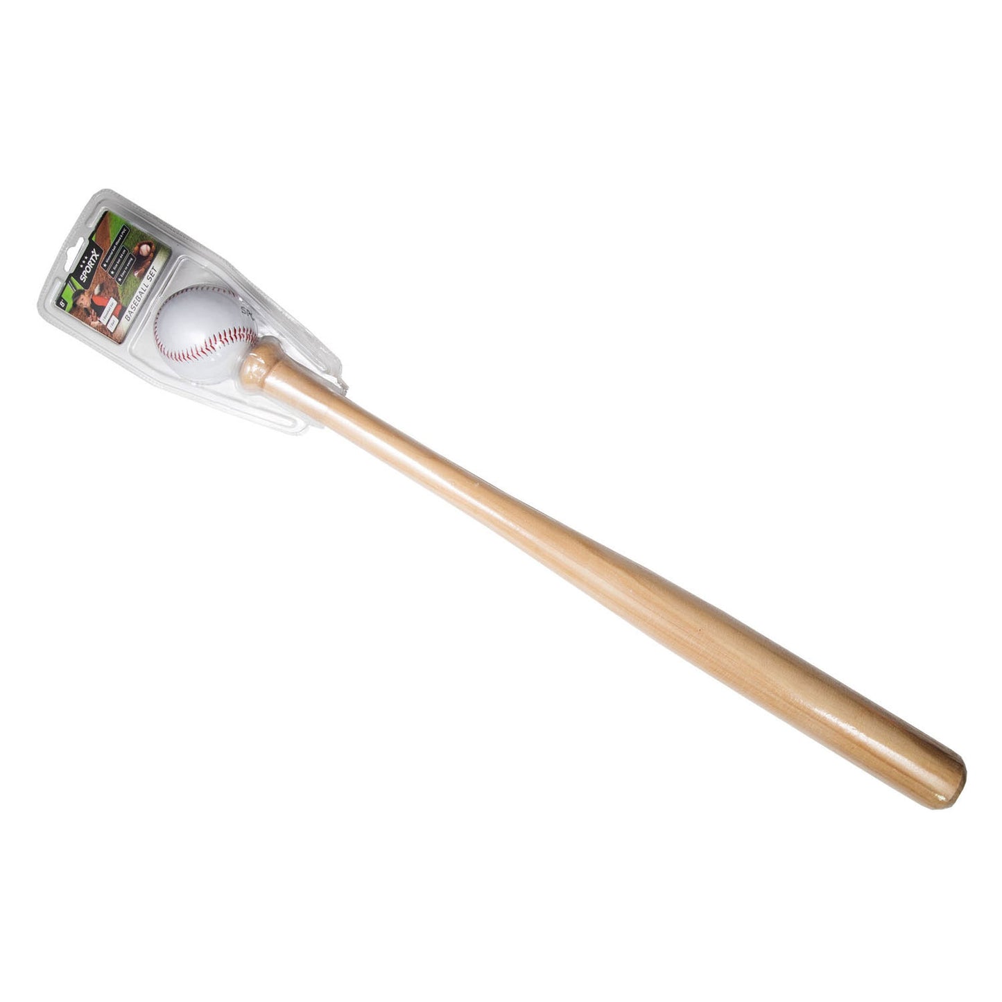 Mazza da baseball sportiva con palla