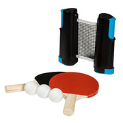 Sportx oprolbare tafeltennisnet met 2 batjes - afbeelding 3