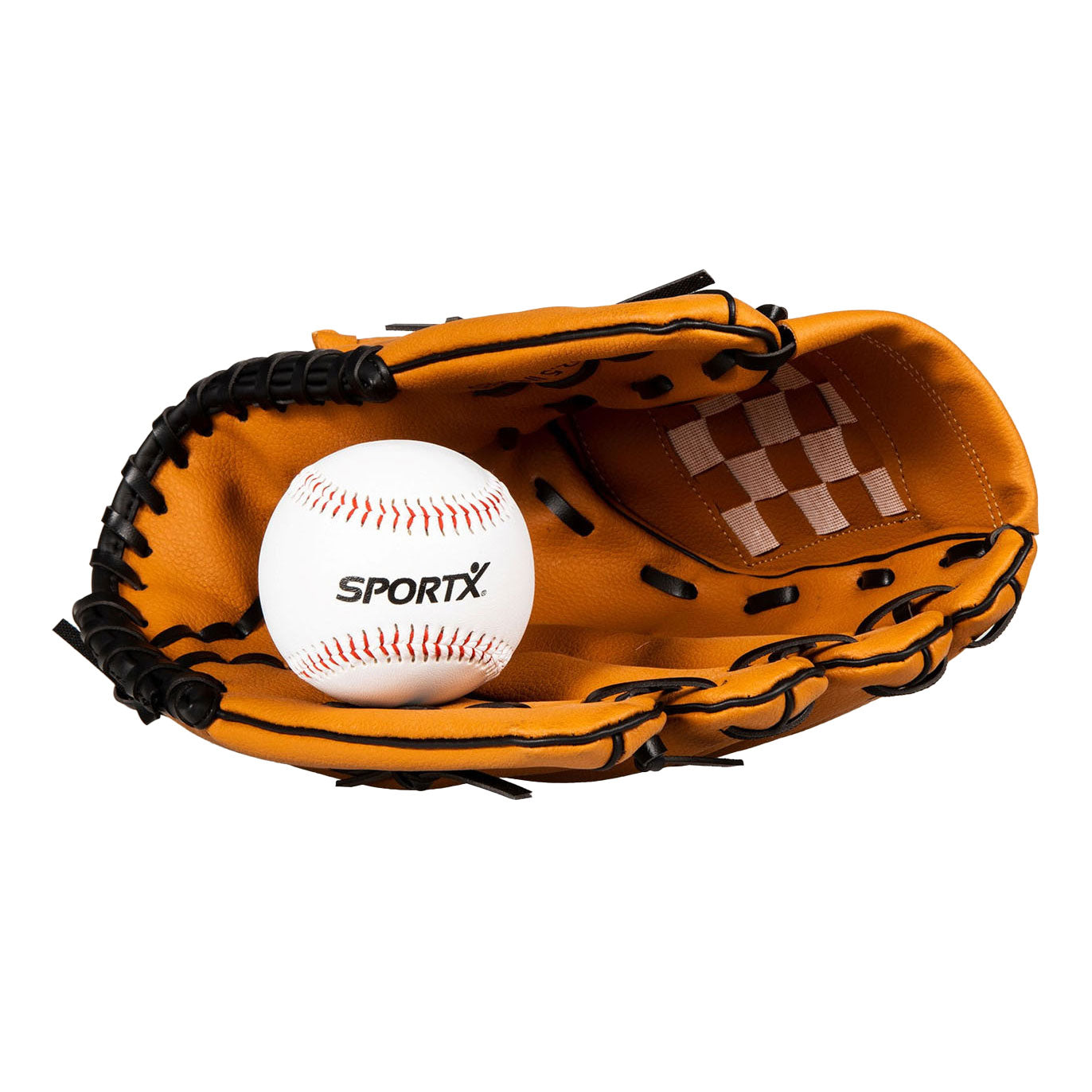 Guante de béisbol Sportx con pelota