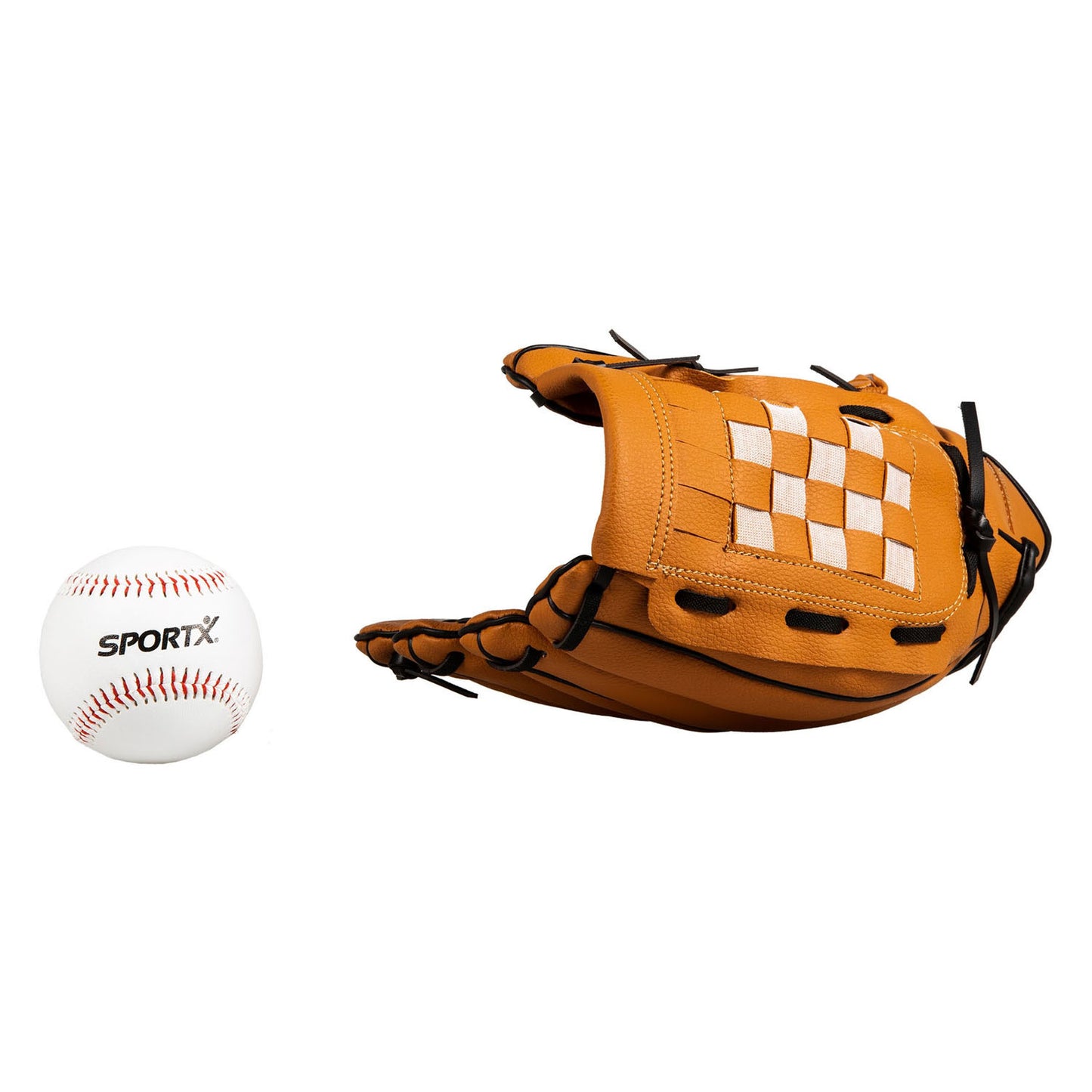 Guante de béisbol Sportx con pelota