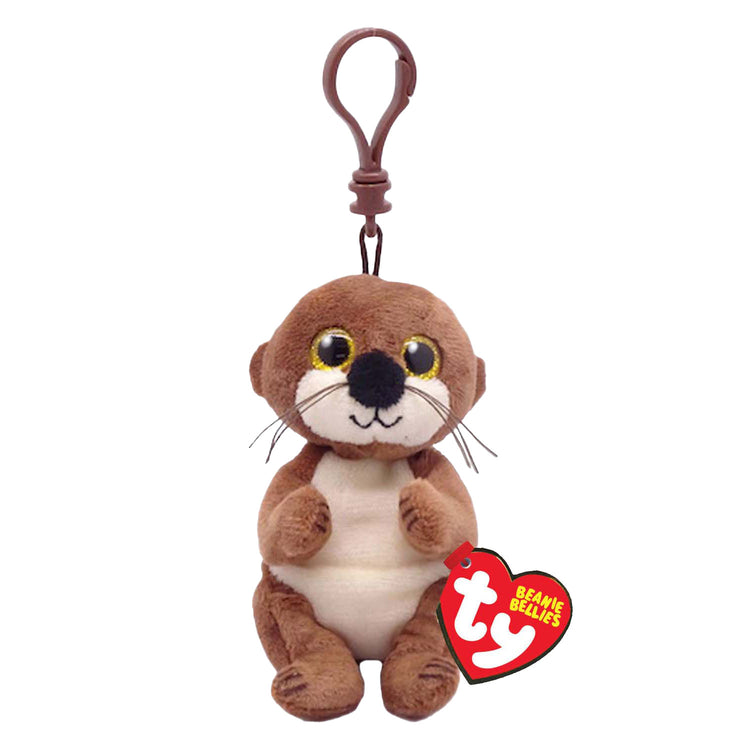 Ty ty beanie bebés clip clip abraza otter mitch 10 cm
