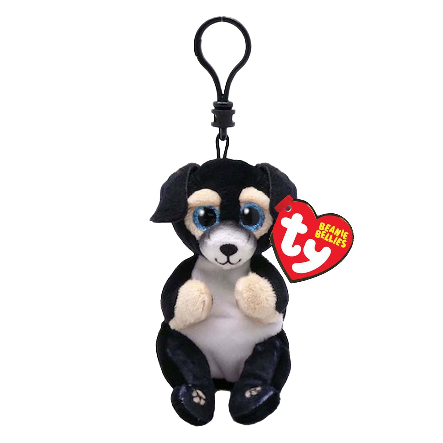 Ty beanie babies bellies clip ranger dog, 10cm