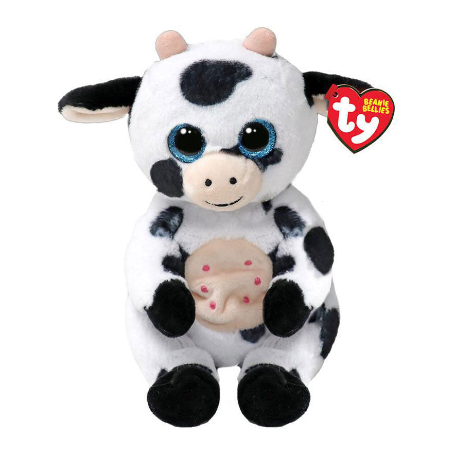 Ty Beanie Babies Bellies Herley Cow, 15 cm