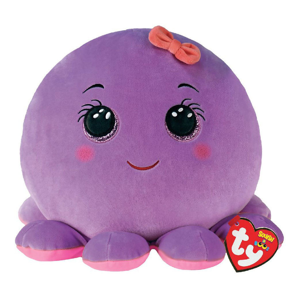 Ty beanie ty squish un boo ottavia viola polpo, 31 cm