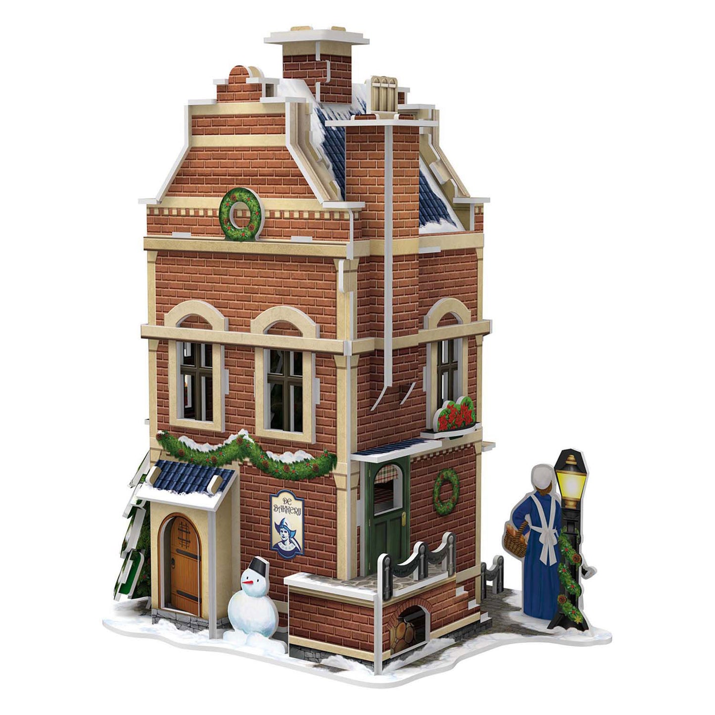 Divertimento cubico divertimento 3d puzzle Hollase Bakery con illuminazione a LED