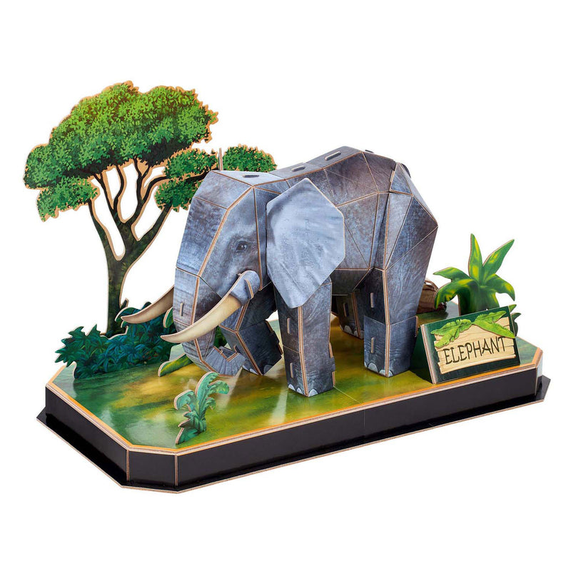 Elefante puzzle di divertimento cubico