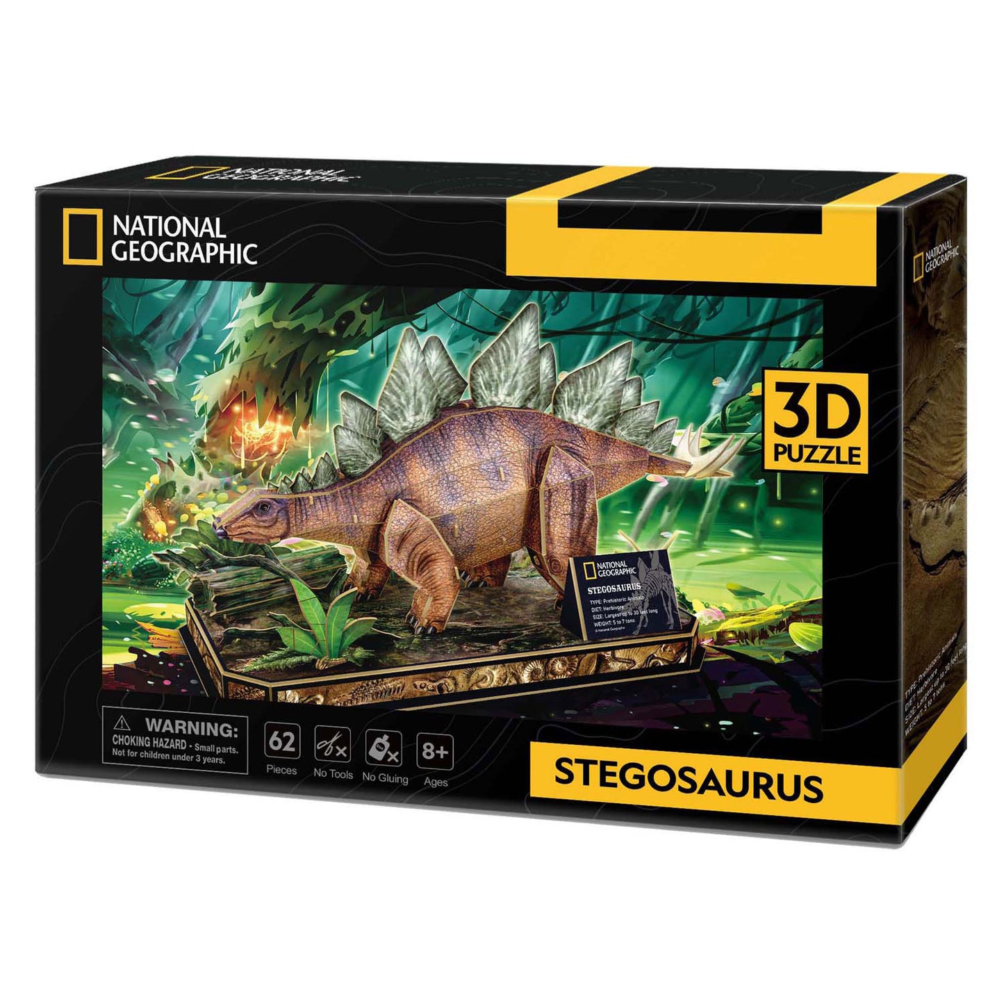 Cúbico Fun 3D Puzzle National Geographic Stegosaurus