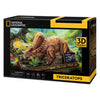 Cubic fun 3d puzzel national geographic triceratops