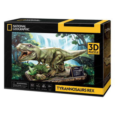 Divertimento cubico divertimento 3d puzzle nazionale geografico t-rex