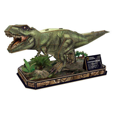 Divertimento cubico divertimento 3d puzzle nazionale geografico t-rex