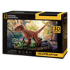 Cubic fun 3d puzzel national geographic velociraptor