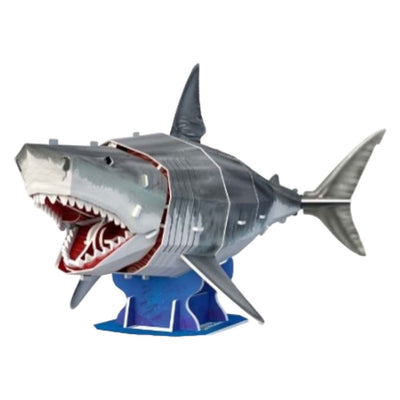 Diversión cúbica 3D Puzzle National Geographic Witte Shark
