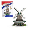 Mulino puzzle 3D divertente e cubico LED - 65 pz.