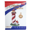 Divertente faro puzzle 3D cubico a LED, 51 pezzi.