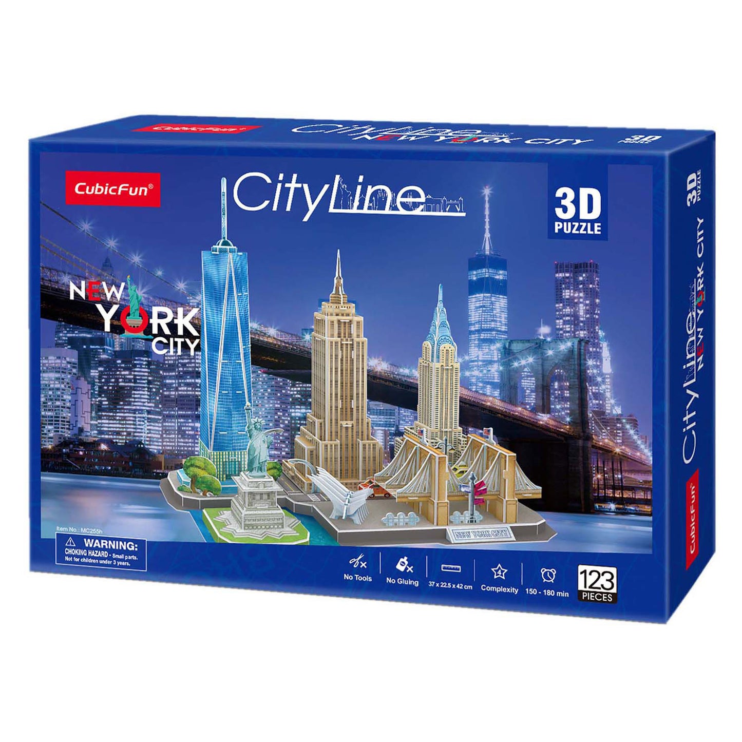 Divertimento cubico divertimento 3d puzzle città di New York City