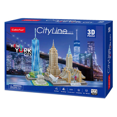 Cúbica Fun 3d Puzzle City Line New York City