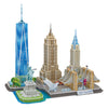 Divertimento cubico divertimento 3d puzzle città di New York City