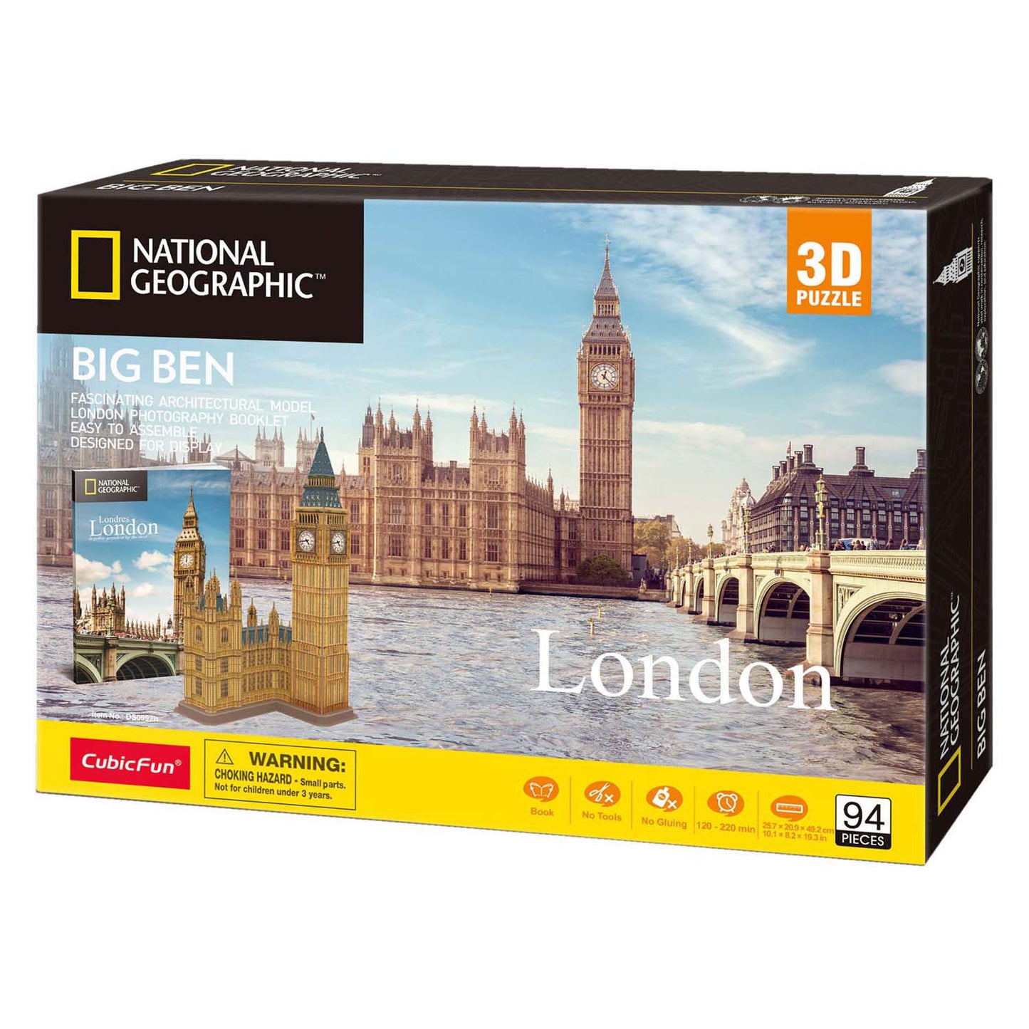 Cúbico Fun 3d Puzzle National Geographic Big Ben