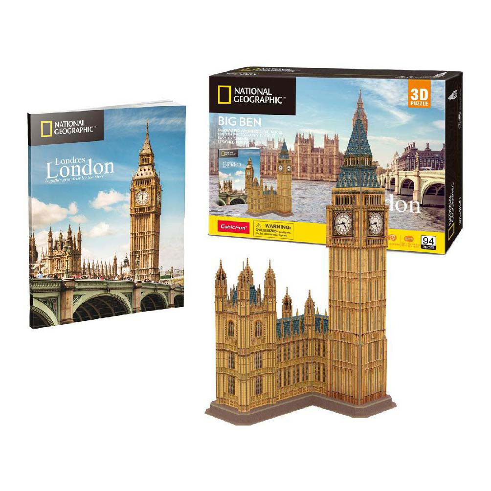 Cúbico Fun 3d Puzzle National Geographic Big Ben