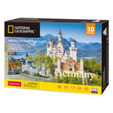 Fun cubic Fun 3D Puzzle National Geographic Neuschwanstein Castle - afbeelding 2