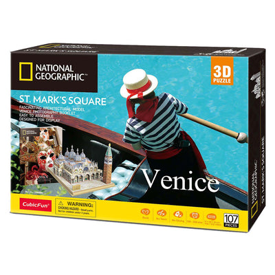 Cúbico Fun 3D Puzzle National Geographic st. Marco Plein