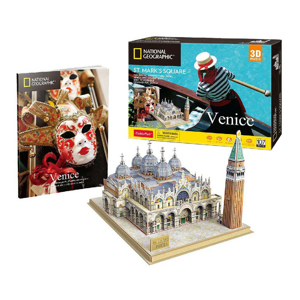 Cúbico Fun 3D Puzzle National Geographic st. Marco Plein
