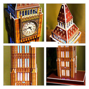 Cubic fun 3d puzzel big ben met led verlichting - afbeelding 4