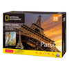 Torre eiffel geografica 3D divertimento cubico divertimento