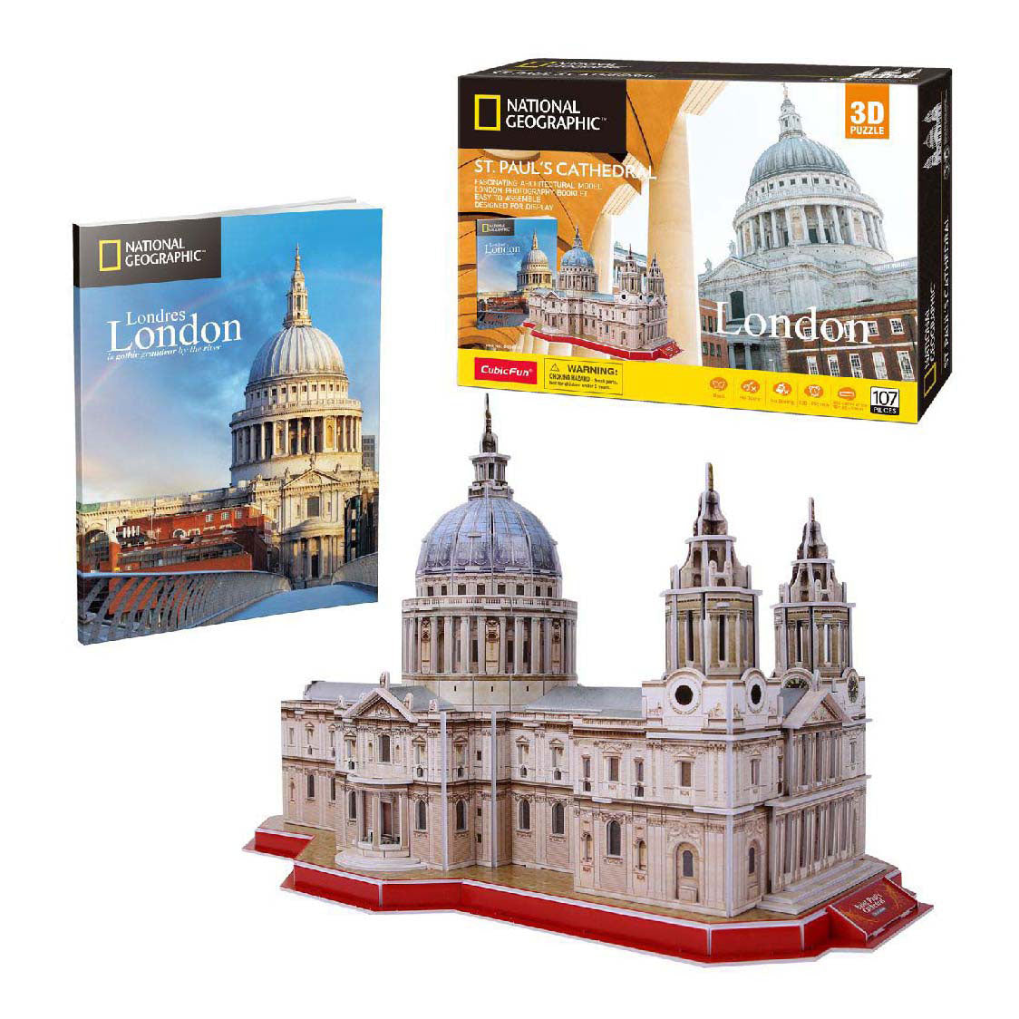 Cúbico Fun 3D Puzzle National Geographic st. Catedral de Pablo