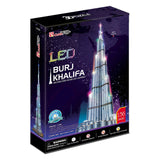 Cubic fun 3d-puzzel burj khalifa led (2010327) - afbeelding 2