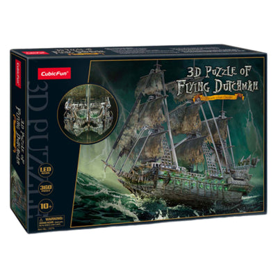 Cúbico Fun 3d Puzzle Flying Dutchman con iluminación LED