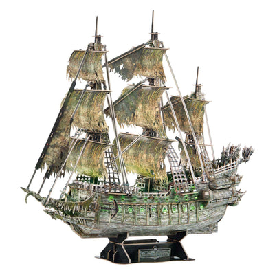 Cúbico Fun 3d Puzzle Flying Dutchman con iluminación LED