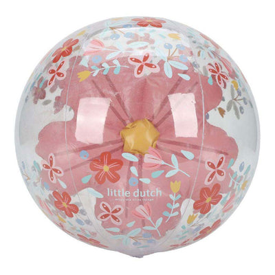 Little Dutch Pink Flowers Strandball Figure 3D, 35 cm