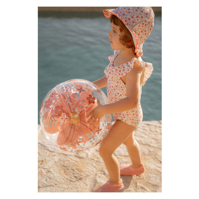 Little Dutch Pink Flowers Strandball Figure 3D, 35 cm