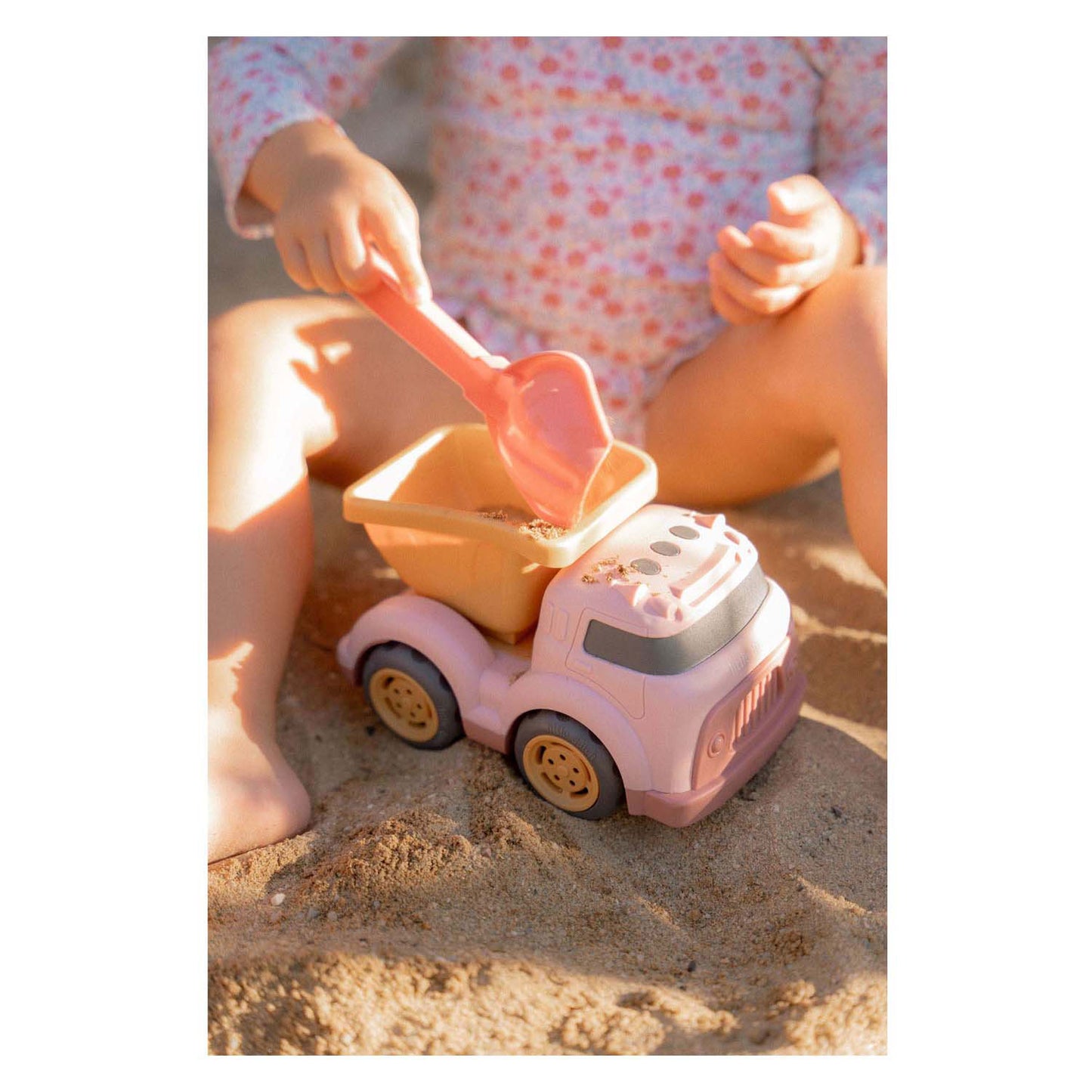 Little Dutch Building Truck Pink, 17 cm