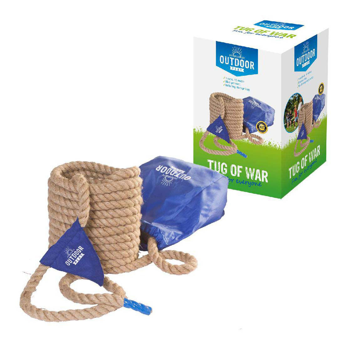 Juego de tira y afloja al aire libre, 10 metros.