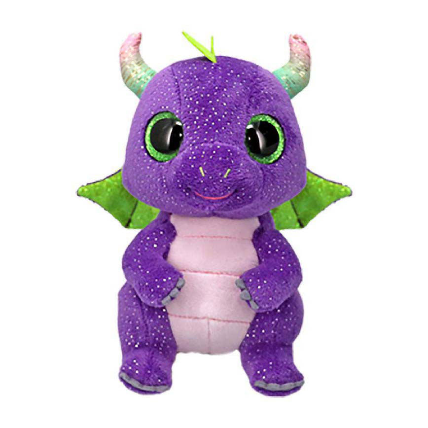 Ty Beanie Boo Daphne Purple Dino, 15 cm