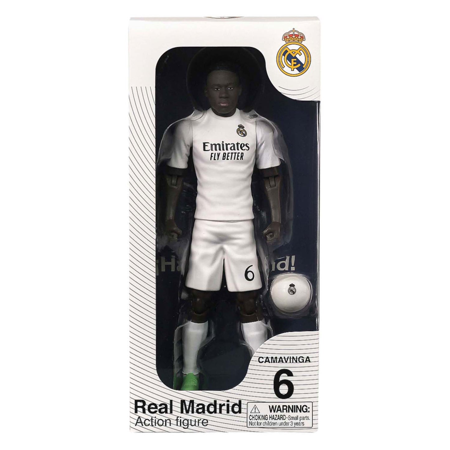 Figura calcistica Real Madrid Eduardo Camavinga, 20 cm
