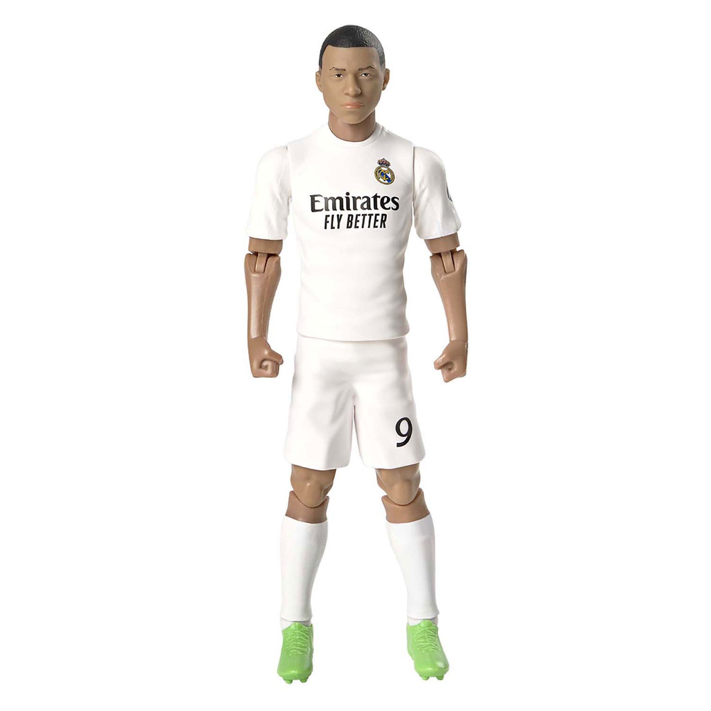 Figura del calcio Real Madrid Kylian Mbappe, 20 cm