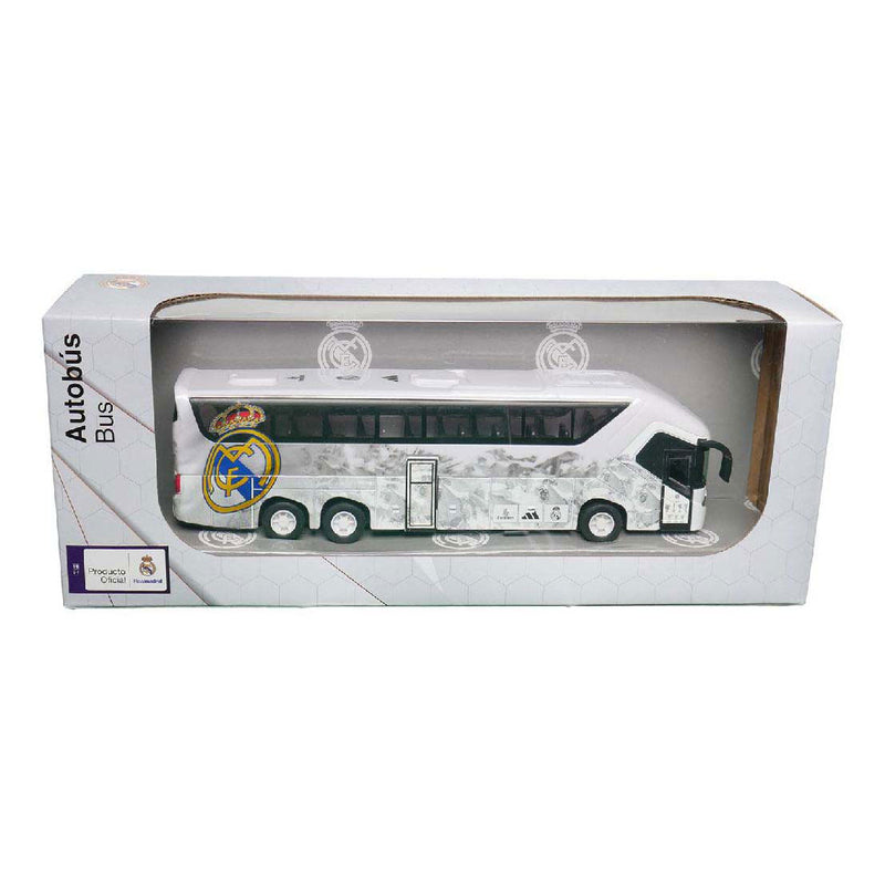 Autobus della squadra del Real Madrid