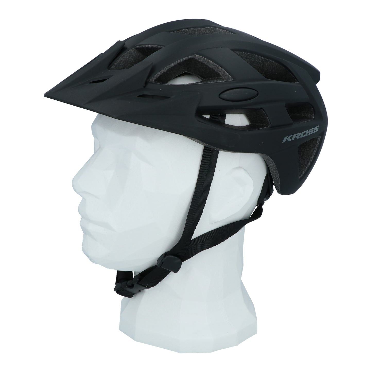 Casco in bicicletta Kross Mtb City Attivo M (53-56 cm) - Nero