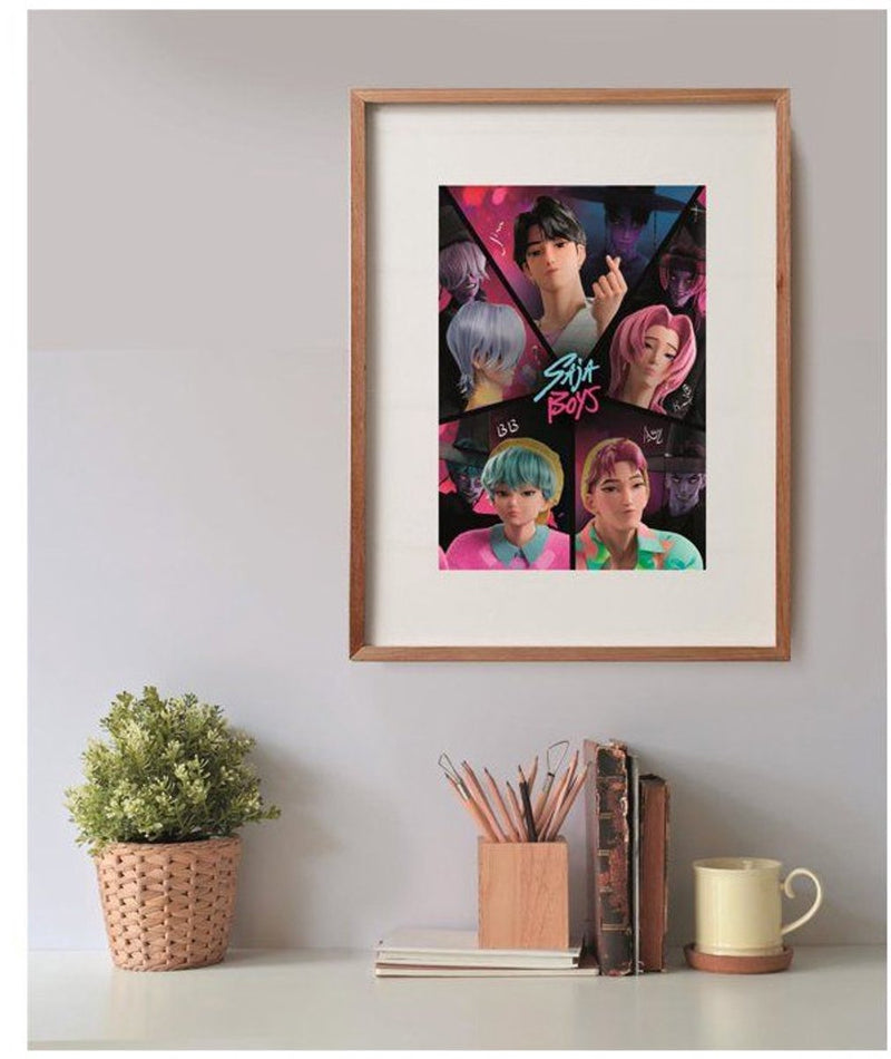 Clementoni K-pop Demon Hunters Puzzle 500 pezzi compatti - Puzzle Kpop huntrix - Regalo hobby K Pop per bambini sopra i 6 anni