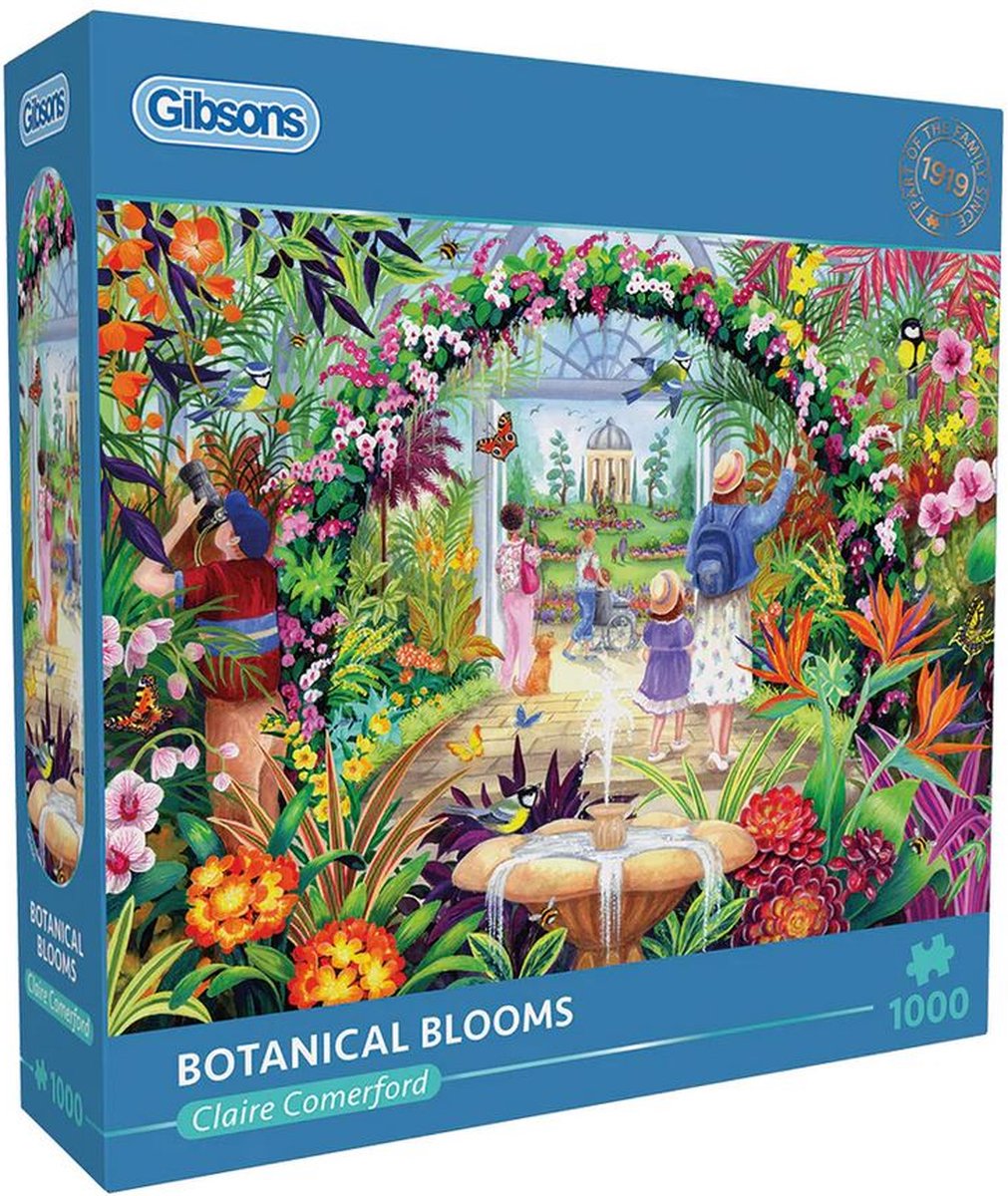 Gibsons - fioriture botaniche (di Claire Comerford) - 1000 pezzi 68×49 cm (l×a) - puzzle per adulti