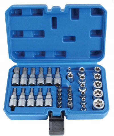 Satra s-34tes series - tool combination set - 34-piece - chrom-vanadium steel