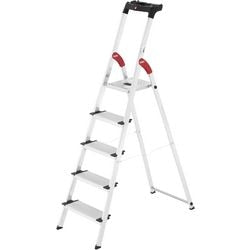 Escalera de tijera hailo l80 comfortline 5 peldaños