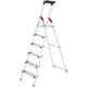 Escalera de tijera hailo l80 comfortline 6 peldaños