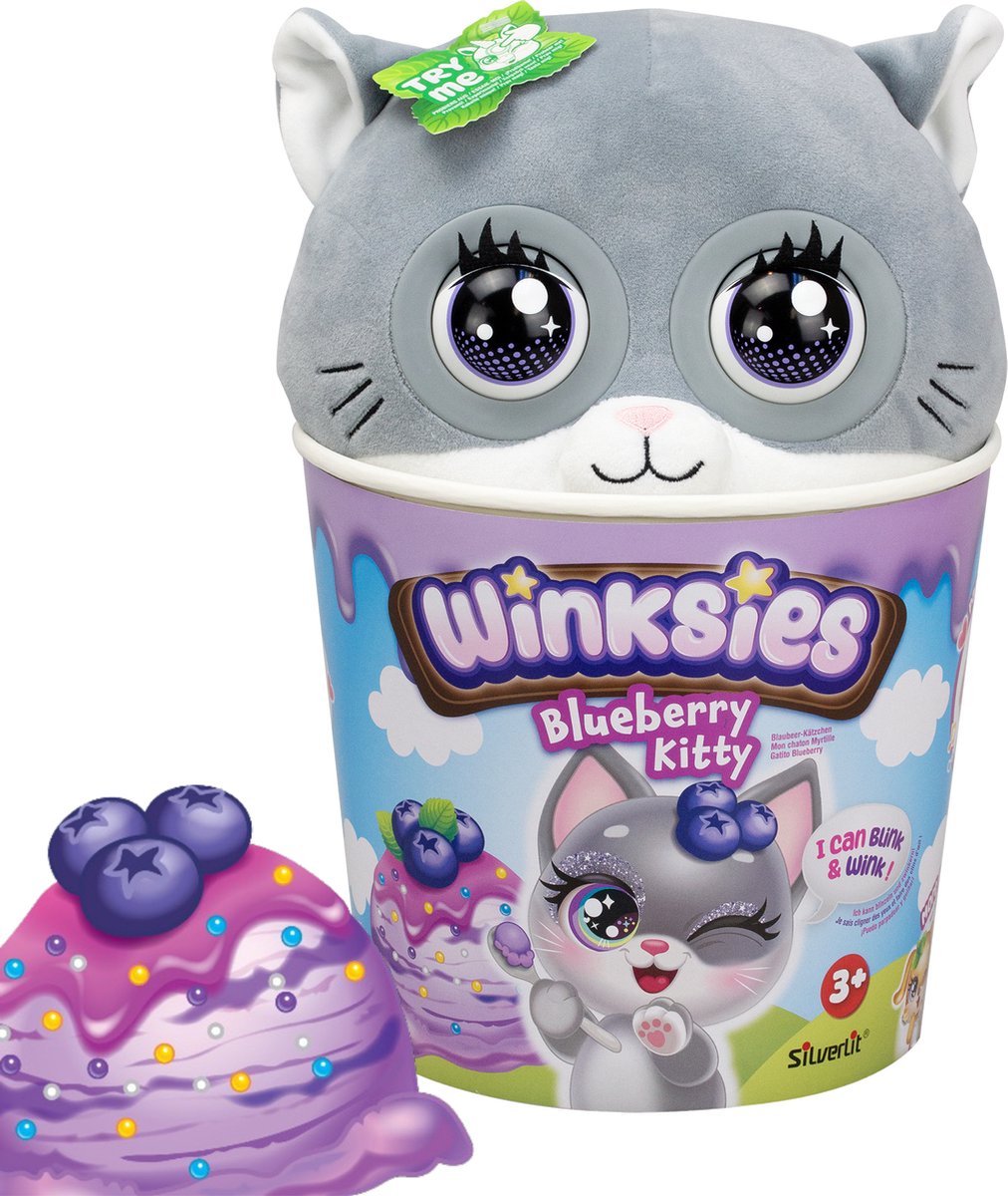 Winksies Blueberry Kitten