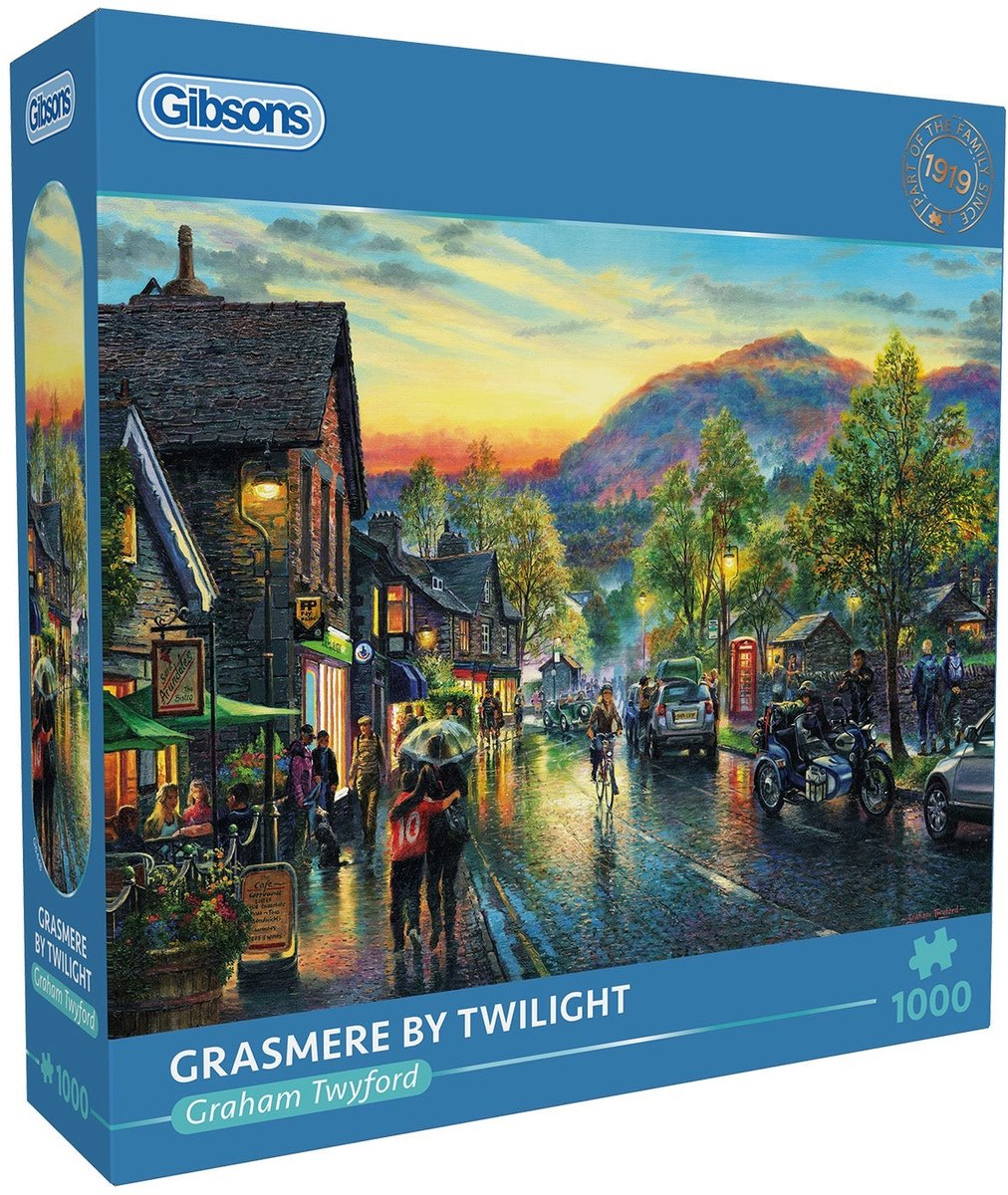 Gibsons - grasmere by twilight (di Graham Twyford) - 1000 pezzi 68×49 cm (l×a) - puzzle per adulti